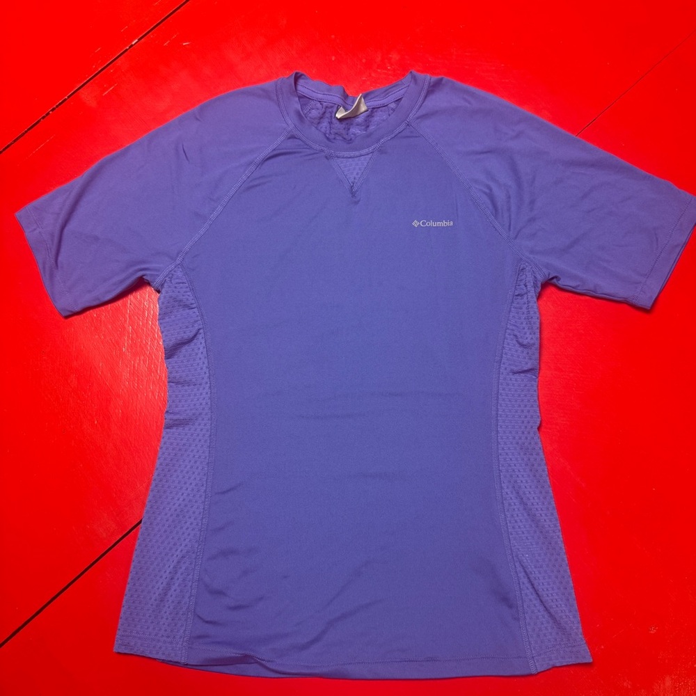 Columbia Purple Short Sleeve Shirt